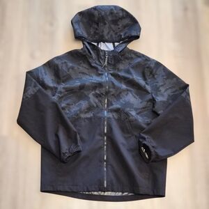 Black Hooded Jacket for Kids Size 10-12 Youth Large